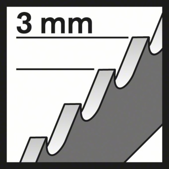 Полотно Bosch Basic for Wood / пилка для лобзика по дереву быстрый грубый пропил (T 111 С) упаковка 100 шт 2608637878